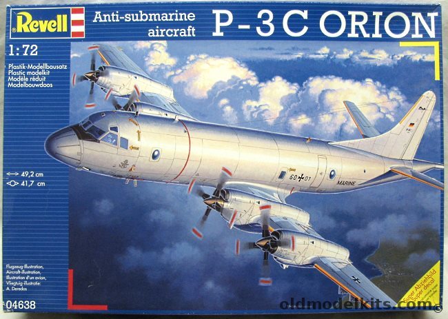 Revell 1/72 Lockheed P3C Orion US Navy VP30 / Dutch Navy / German